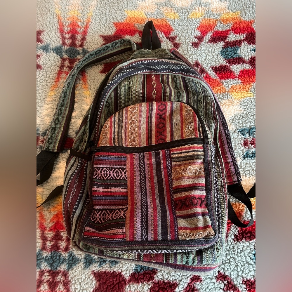 Hippie/Boho Backpack. Great Condition!